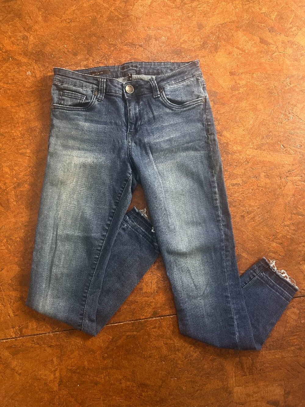Kut from the Kloth Connie Raw Hem Skinny Crop Ankle Jeans